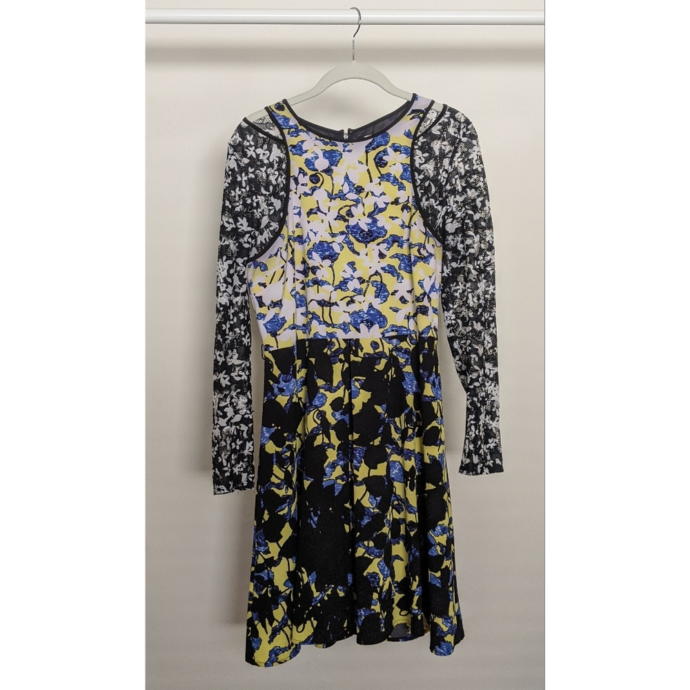 Floral & Lace Aline Dress